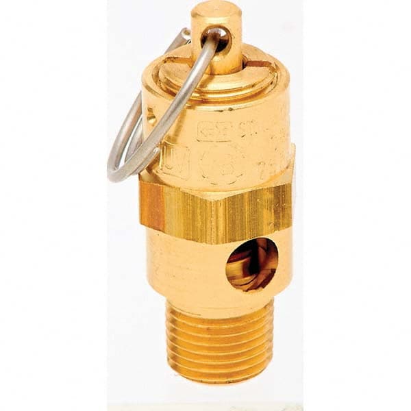 Control Devices - 1/8" Inlet, ASME Safety Valve - Makers Industrial Supply