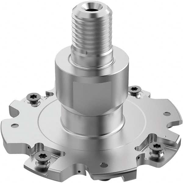 Seco - Combimaster Connection, 1/4" Cutting Width, 0.9606" Depth of Cut, 3" Cutter Diam, 8 Tooth Indexable Slotting Cutter - Makers Industrial Supply