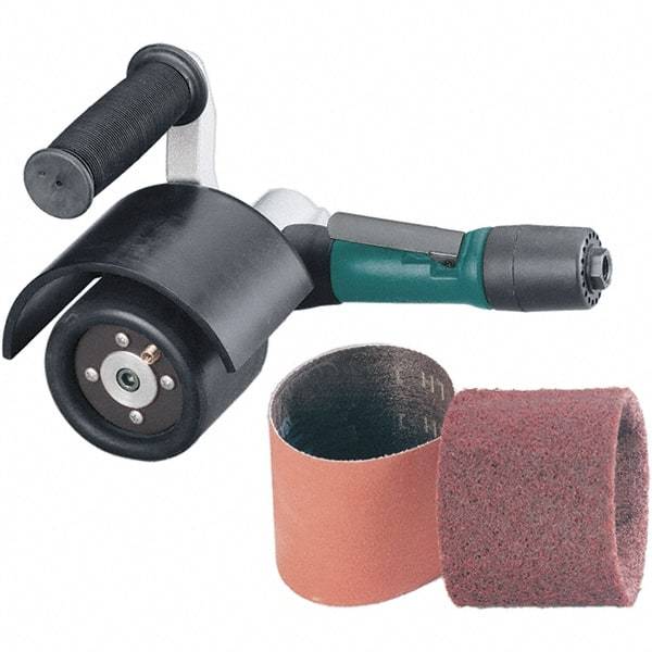 Dynabrade - 0.4 hp, 3,200 RPM Finishing Sander - 21 CFM Air Consumption, 6.21 bar Air Pressure, 1/4 NPT Inlet - Makers Industrial Supply