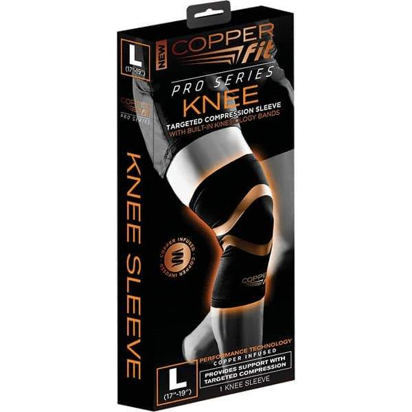 Copper Fit - Knee Supports Knee Style: Open Style: Slip-On - Makers Industrial Supply