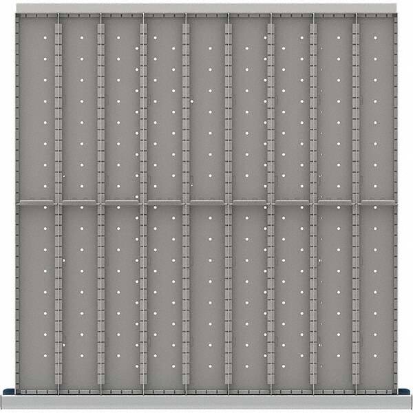 LISTA - 18-Compartment Drawer Divider Layout for 3.15" High Drawers - Makers Industrial Supply