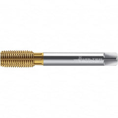 Walter-Prototyp - M12x1.75 DIN 2174 6HX 11.280 Thread Limit Semi-Bottoming Thread Forming Tap - Powdered Metal High Speed Steel, TiN Finish, 110mm OAL, 16mm Thread Length, Right Hand Thread, Series TC430 - Makers Industrial Supply