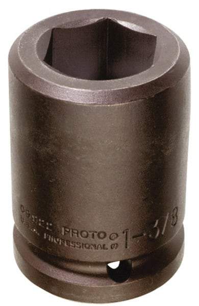 Proto - #5 Spline Drive, 1-1/8" Socket, Impact Socket - 6 Points, 3-1/4" OAL - Makers Industrial Supply