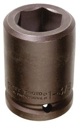 Proto - #5 Spline Drive, 2-5/8" Socket, Impact Socket - 6 Points, 4-1/2" OAL - Makers Industrial Supply