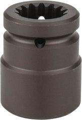 Proto - #5 Spline Drive, 1-7/16" Socket, Impact Socket - 6 Points, 3-3/8" OAL - Makers Industrial Supply