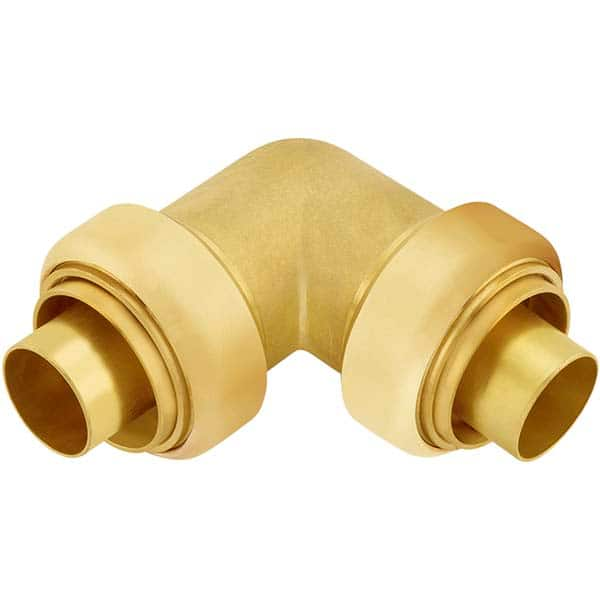 Jones Stephens - Metal Push-To-Connect Tube Fittings Type: 90 Degree Elbow Tube Outside Diameter (Inch): 2 - Makers Industrial Supply