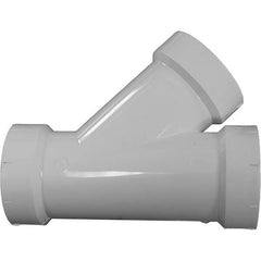 Jones Stephens - Drain, Waste & Vent Pipe Fittings Type: Wye Fitting Size: 2 x 2 x 1-1/2 (Inch) - Makers Industrial Supply