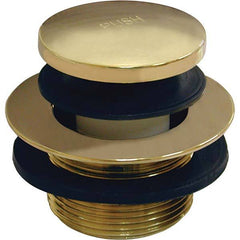 Jones Stephens - Shower Heads & Accessories Type: Bath Drain Finish/Coating: Polished Brass - Makers Industrial Supply