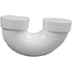 Drain, Waste & Vent Pipe Fittings; Type: P-Trap U-Bend; Fitting Size: 3 in; Material: PVC; Material: PVC; End Connection: Hub x Hub; Fitting Type: P-Trap U-Bend; Fitting Size: 3 in; Material: PVC