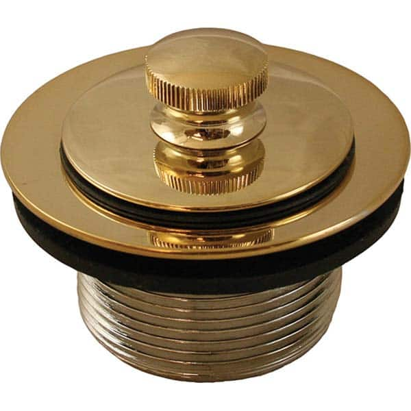 Jones Stephens - Shower Heads & Accessories Type: Bath Drain Finish/Coating: Polished Brass - Makers Industrial Supply