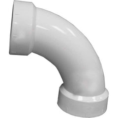 Plastic Pipe Fittings; Fitting Type: Elbow; Fitting Size: 3 in; Material: PVC; End Connection: Hub x Hub; Color: White