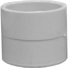 Plastic Pipe Fittings; Fitting Type: Pipe Coupling; Fitting Size: 4 in; Material: PVC; End Connection: Hub x Hub; Color: White; Schedule: 40