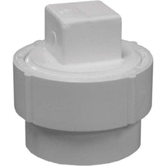 Jones Stephens - Drain, Waste & Vent Pipe Fittings Type: Cleanout Adapter w/Plug Fitting Size: 4 (Inch) - Makers Industrial Supply