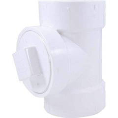 Jones Stephens - Drain, Waste & Vent Pipe Fittings Type: Cleanout Test Tee w/Cleanout Plug Fitting Size: 2 (Inch) - Makers Industrial Supply