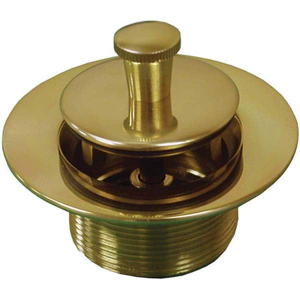 Jones Stephens - Shower Heads & Accessories Type: Bath Drain Finish/Coating: Polished Brass - Makers Industrial Supply