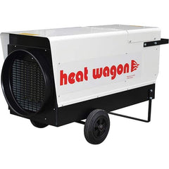 Heat Wagon - Electric Forced Air Heaters Type: Forced Air Blower Maximum BTU Rating: 136500 - Makers Industrial Supply