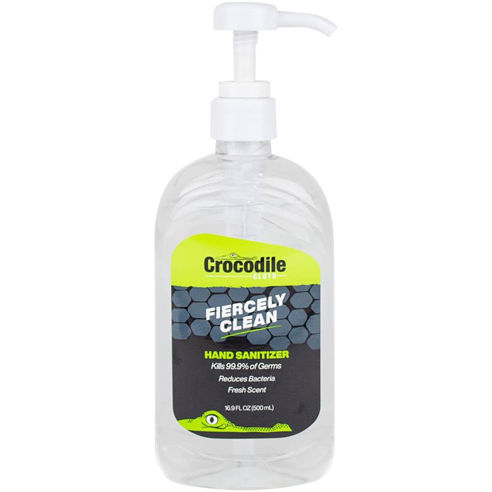 Crocodile Cloth - 16.9 oz. Pump Bottle Gel Hand Sanitizer - Makers Industrial Supply