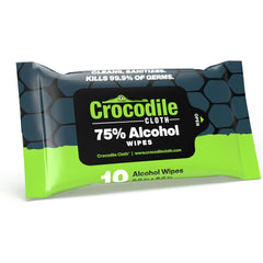 Crocodile Cloth - Wipes Type: Disinfectant Style: Pre-Moistened; Flat Fold - Makers Industrial Supply