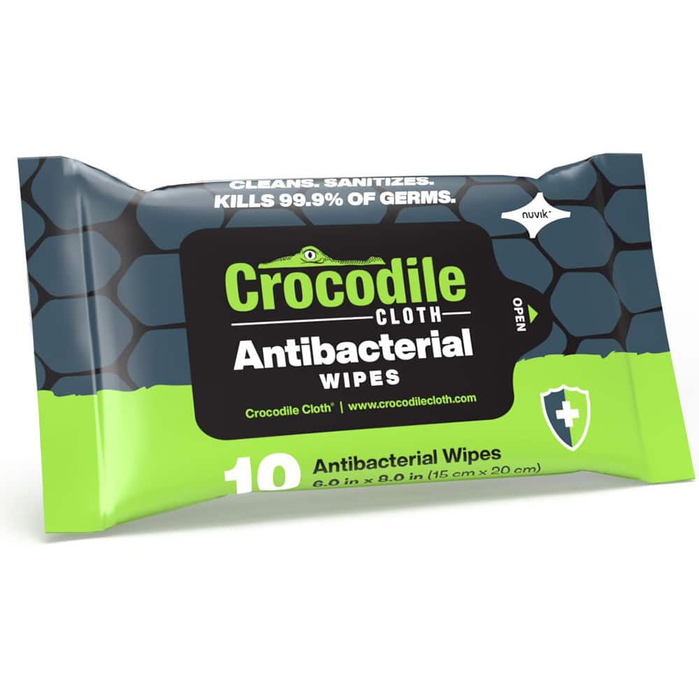 Crocodile Cloth - Wipes Type: Disinfectant Style: Pre-Moistened; Flat Fold - Makers Industrial Supply