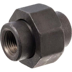 Black Union: 1/4″ Steel, Black Finish, Class 3000