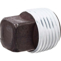 USA Sealing - Black Pipe Fittings Type: Square Plug Fitting Size: 1 (Inch) - Makers Industrial Supply