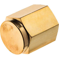 USA Sealing - 3/4" Brass Pipe Hex Cap - Makers Industrial Supply