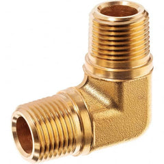 USA Sealing - 1/2" Brass Pipe 90° Male Elbow - Makers Industrial Supply