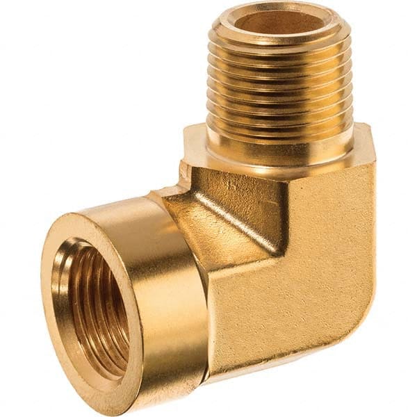 USA Sealing - 1/2" Brass Pipe 90° Street Elbow - Makers Industrial Supply