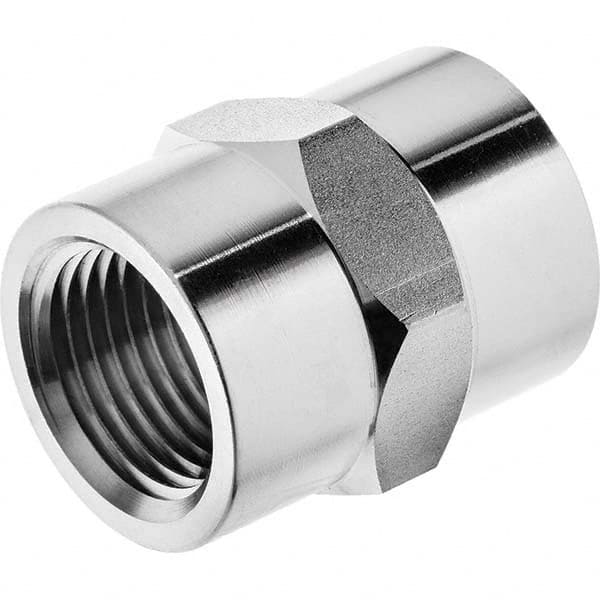 USA Sealing - 3/4" Galvanized Steel Pipe Hex Coupling - Makers Industrial Supply