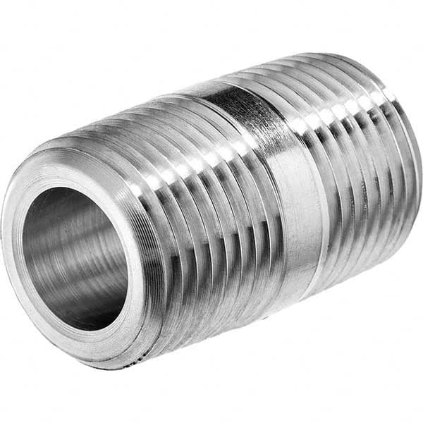 USA Sealing - 1/4" Galvanized Steel Pipe Close Nipple - Makers Industrial Supply