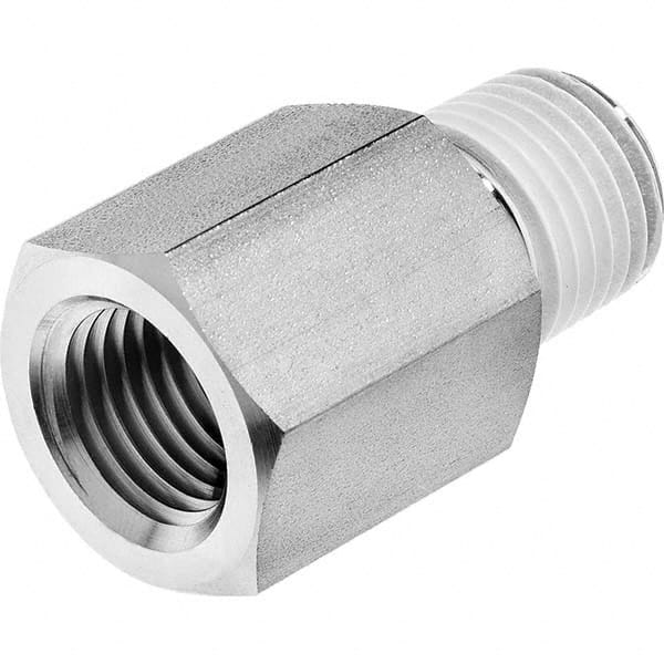 USA Sealing - 3/8" 316 Stainless Steel Pipe Adapter - Makers Industrial Supply