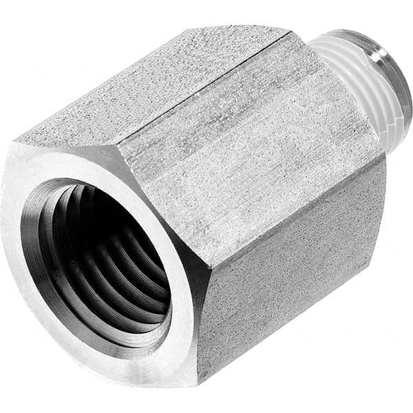 USA Sealing - 3/8 x 1/4" 316 Stainless Steel Pipe Reducing Adapter - Makers Industrial Supply