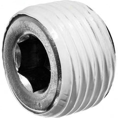 USA Sealing - 1/2" Galvanized Steel Pipe Hex Socket Plug - Makers Industrial Supply