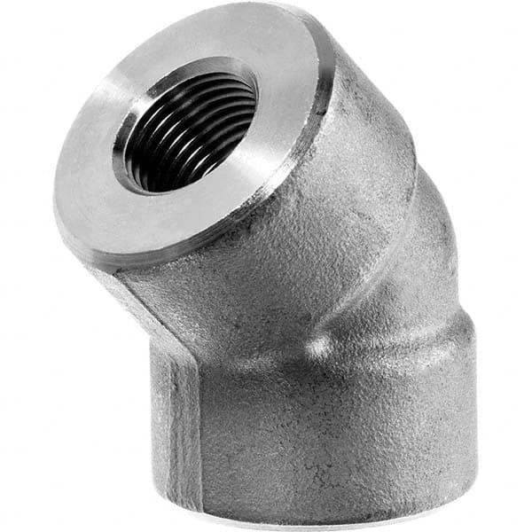 USA Sealing - 1/4" 304 Stainless Steel Pipe 45° Elbow - Makers Industrial Supply