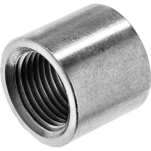 USA Sealing - 1/2" 304 Stainless Steel Pipe Half Coupling - Makers Industrial Supply