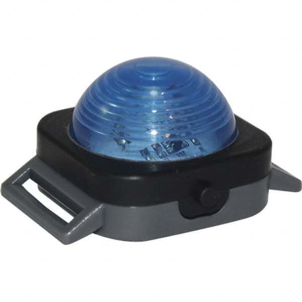 Railhead Corporation - Strobe & Flashing Lights Light Type: Flashing, Steady Lens Color: Blue - Makers Industrial Supply