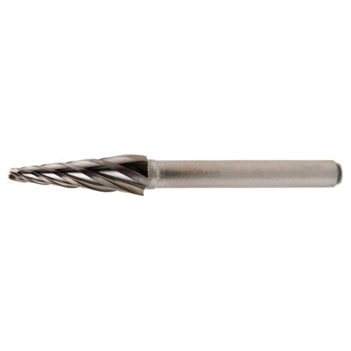 SL-4 Aluminum Cut Solid Carbide Bur-Cone Radius Shape - Exact Industrial Supply