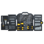 STANLEY® 1/4" & 3/8" Drive 150 Piece Mechanic's Tool Set - Makers Industrial Supply