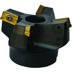 4" Dia.-1.5" Hole Dia.-Indexable Face Mills-6 FL-75° - Makers Industrial Supply