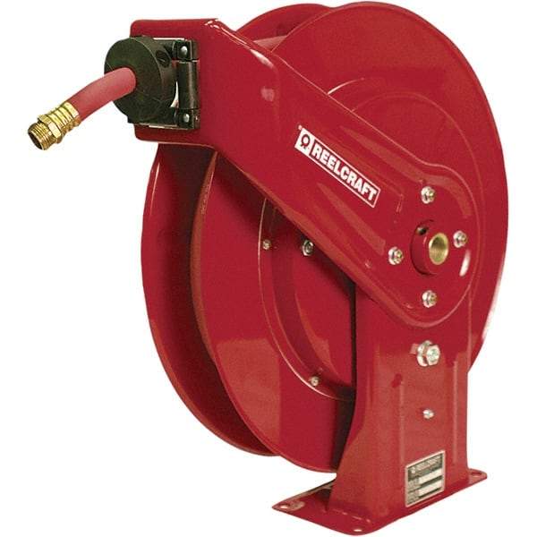 Reelcraft - Hose Reels Style: Spring Retractable Hose Length (Feet): 35 - Makers Industrial Supply