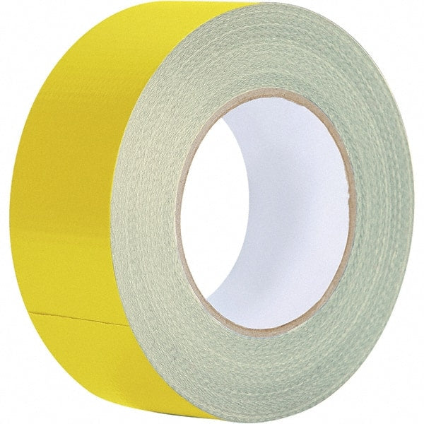 Value Collection - 60 Yd x 2" x 8.7 mil Yellow Polyethylene Cloth Duct Tape - Makers Industrial Supply