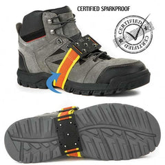 Geroline - Ice Traction Footwear Footwear Style: Strap-On Cleat Traction Type: Steel Studs - Makers Industrial Supply