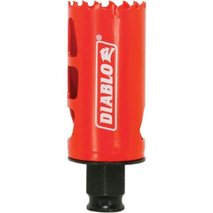 Freud - 1-3/8" Diam, 2-3/8" Cutting Depth, Hole Saw - Bi-Metal Saw, Toothed Edge - Makers Industrial Supply