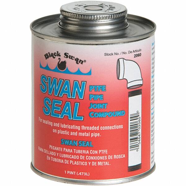 Black Swan - Threaded Pipe Sealants Container Type: Can Container Size: 1 Pt. - Makers Industrial Supply