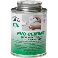 Black Swan - 1/2 Pt Heavy Duty Cement - Clear, Use with PVC - Makers Industrial Supply