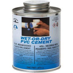 Black Swan - 1 Pt Medium Bodied Cement - Blue, Use with PVC - Makers Industrial Supply