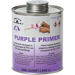 Black Swan - 1 Qt All Purpose Primer/Cleaner - Purple, Use with PVC & CPVC - Makers Industrial Supply