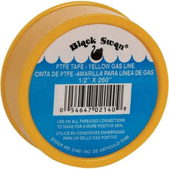 Black Swan - Pipe Sealing Tape Pipe Repair Tape Type: Gas Pipe Repair Tape Width (Inch): 1/2 - Makers Industrial Supply