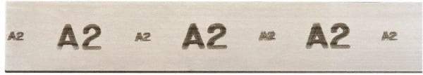 Starrett - 36 Inch Long x 3 Inch Wide x 1/16 Inch Thick, Tool Steel Air Hardening Flat Stock - + 0.25 Inch Long Tolerance, + 0.000-0.005 Inch Wide Tolerance, +/- 0.001 Inch Thickness Tolerance, +/- 0.001 Inch Square Tolerance, AISI Type A2 Air Hardening - Makers Industrial Supply