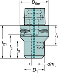 C4A3912019060 CAPTO ADAPTER - Makers Industrial Supply